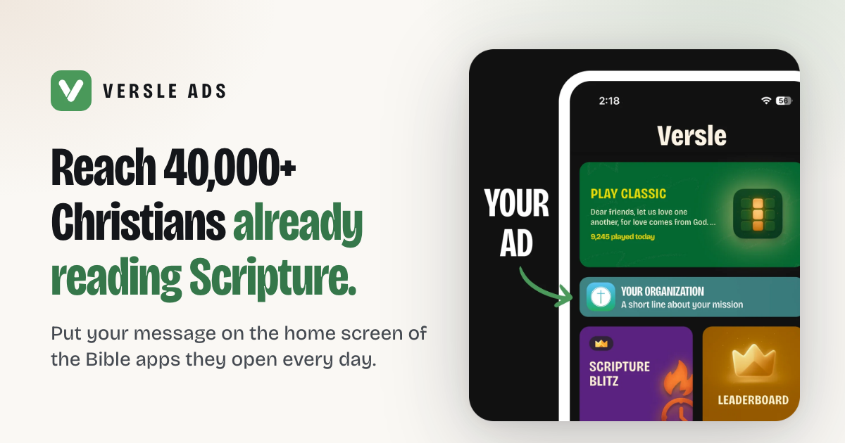 Reach 40,000+ Christians